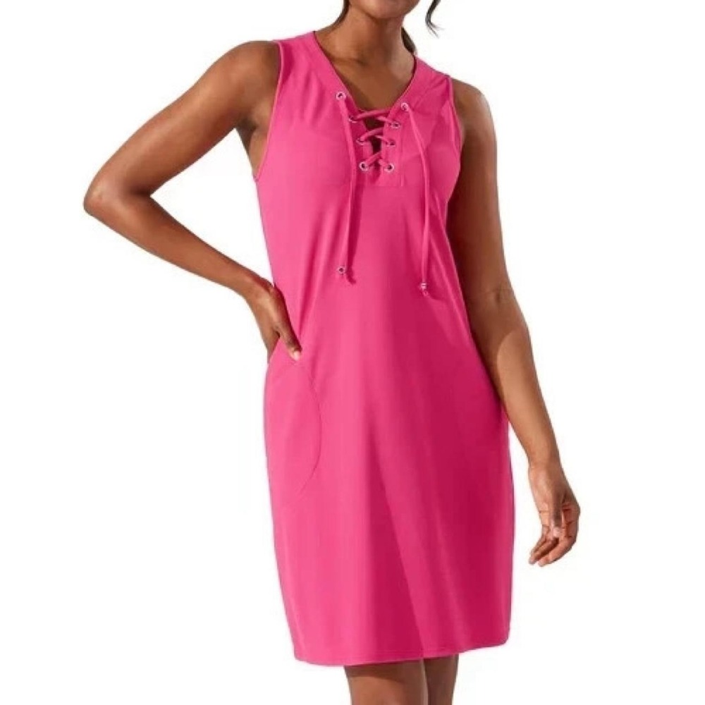 Tommy Bahama Island Cays lace-up spa dress